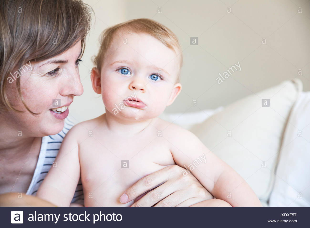 baby dribbling