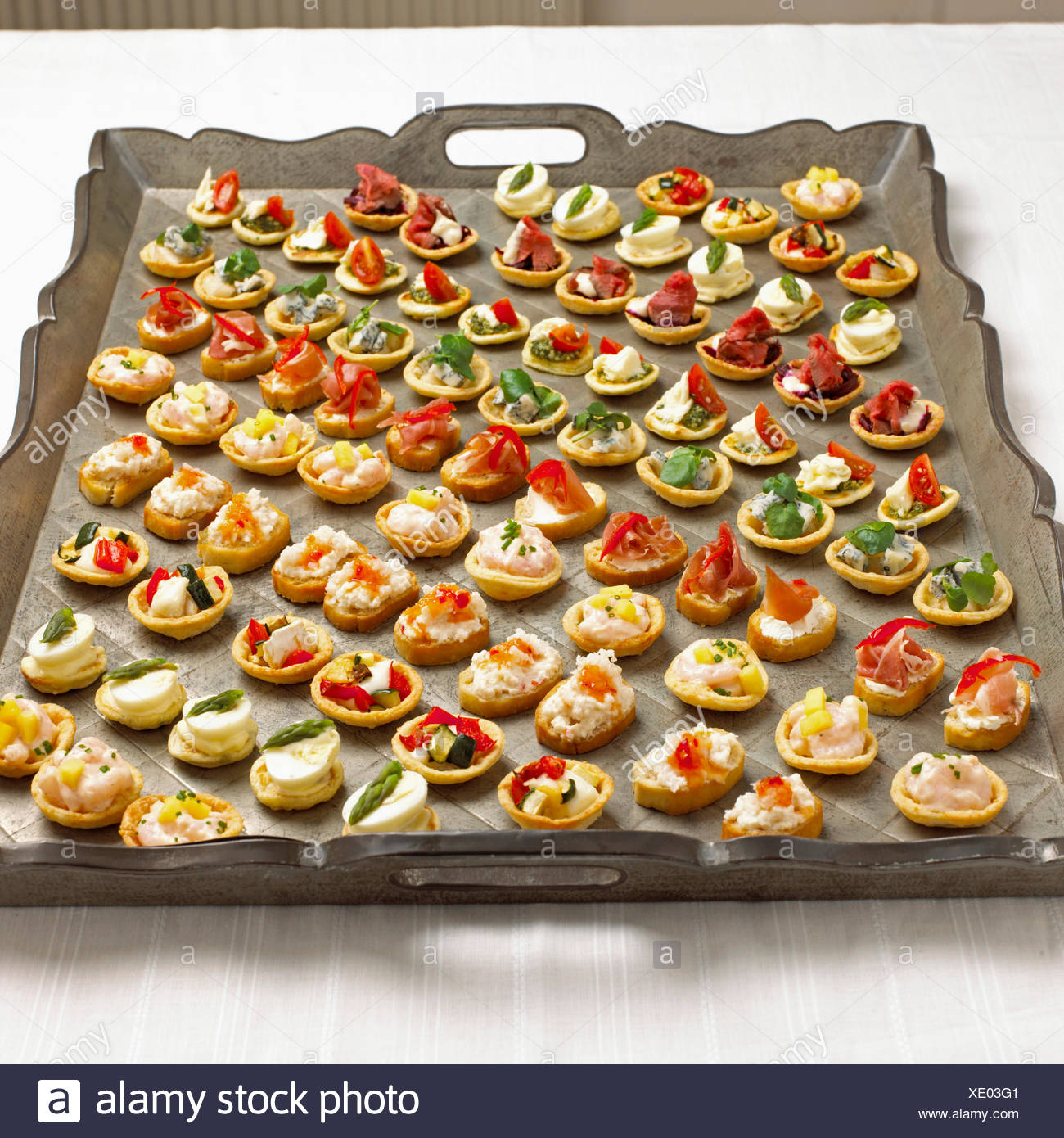 Hors d'Oeuvre appetizers Stock Photo Alamy