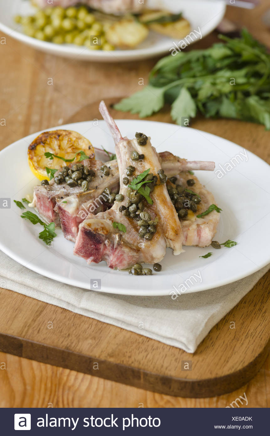 Rack Of Lamb Plate High Resolution Stock Photography and Images Alamy