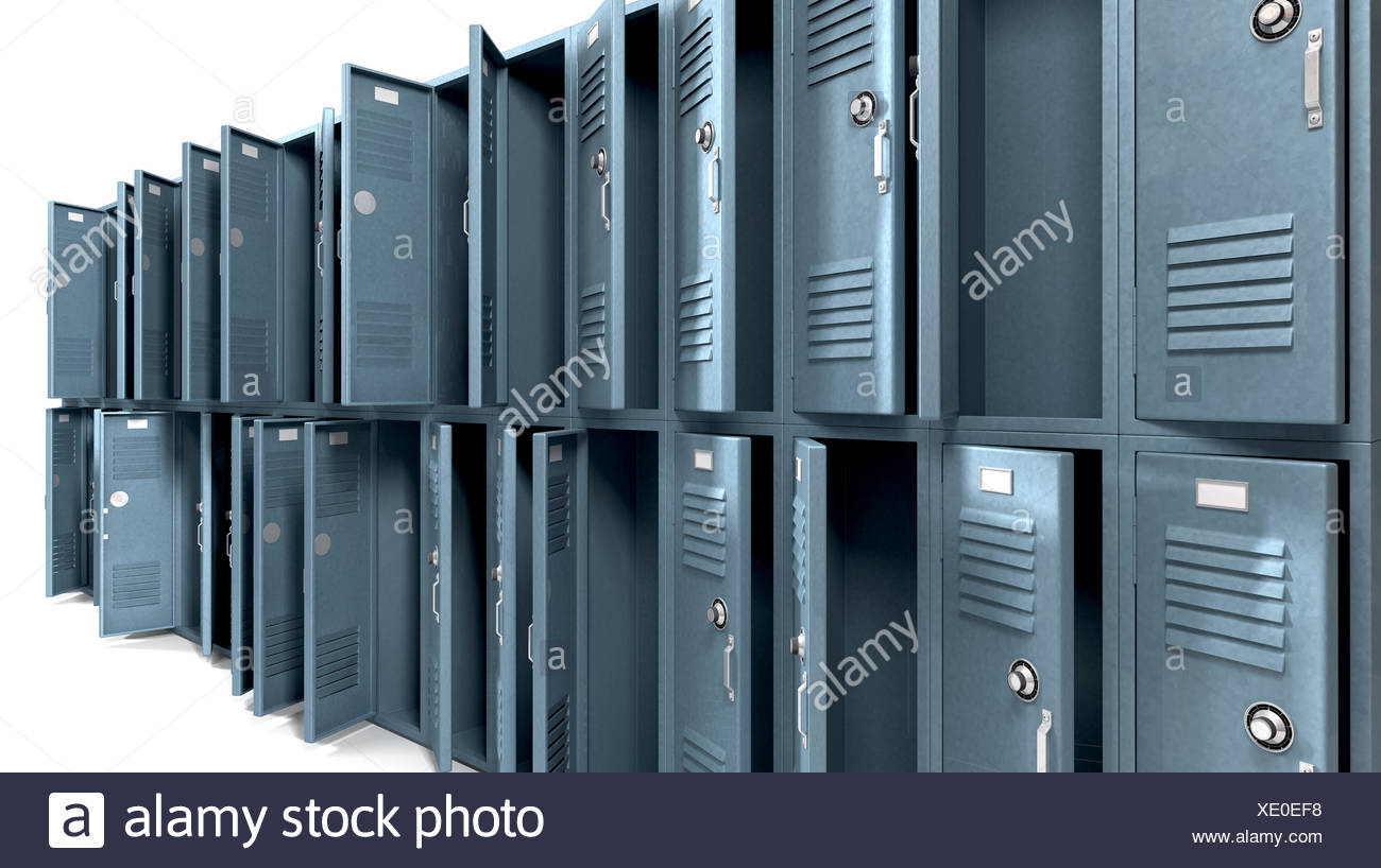 Hall Blue Education Isolated Door Youth Closed Metal