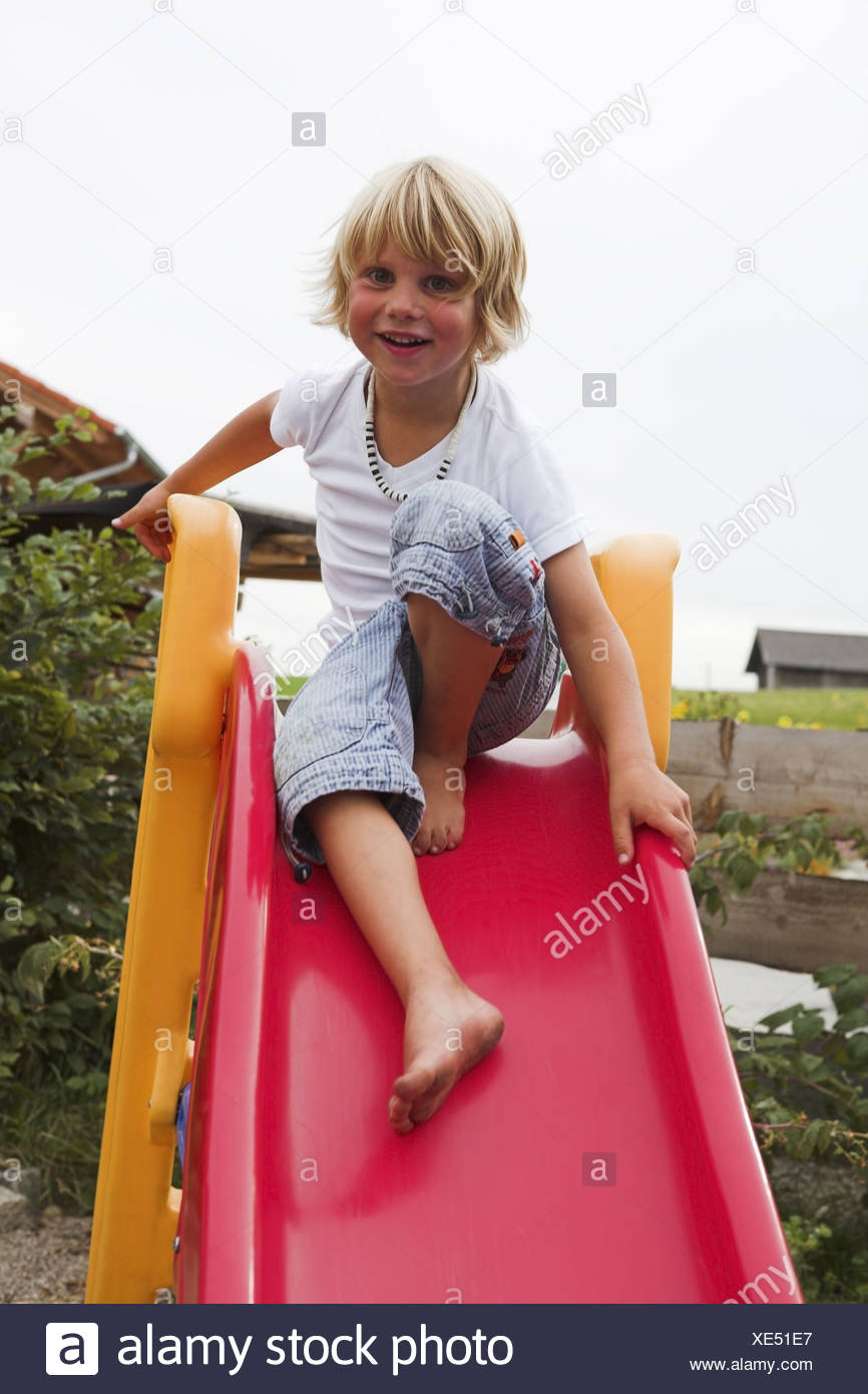 boy slides