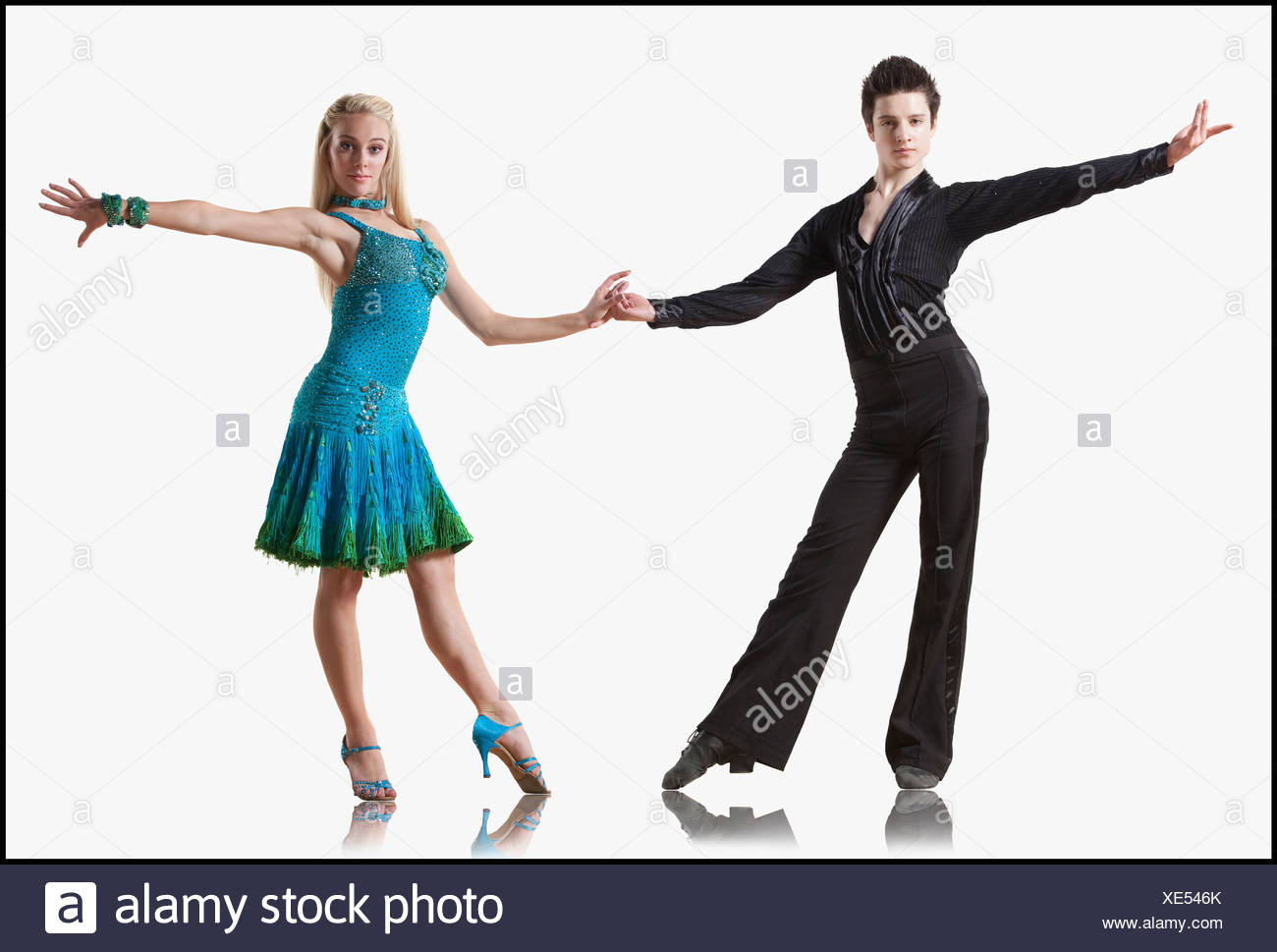 Couple Performing Ballroom Dance Stock Photo 284084155 Alamy