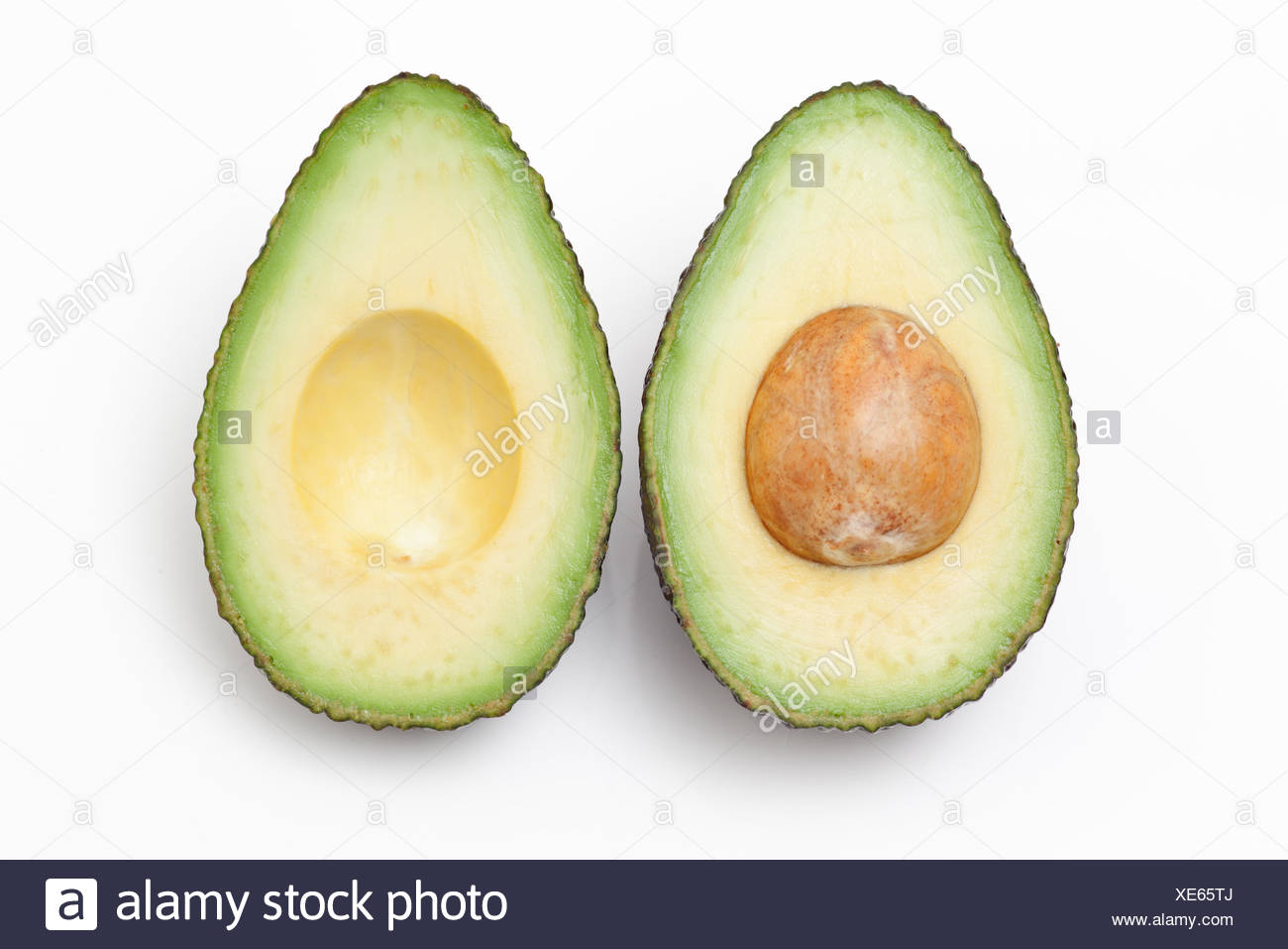 Close Up Of An Avocado Cut In Half Stock Photo Alamy Close Up Of An Avocado Cut In Half Stock Photo Alamy