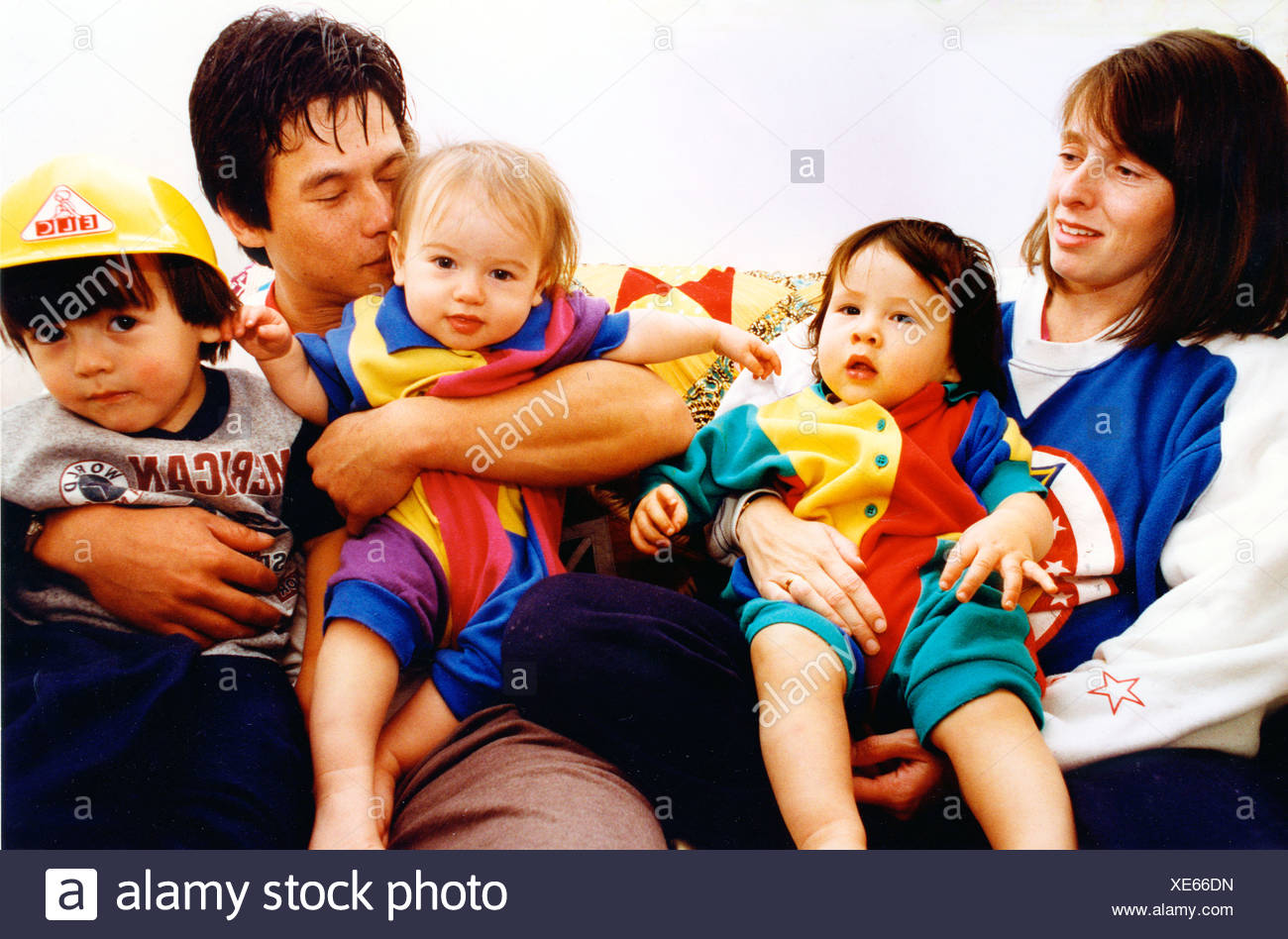 mixed race twin babies