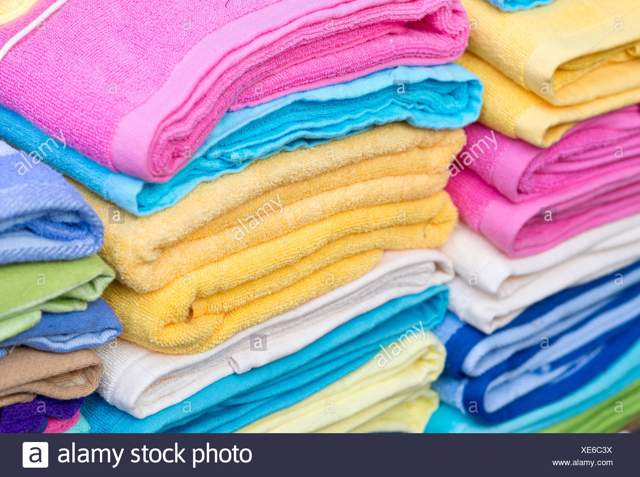 Pile Towels High Resolution Stock Photography and Images - Alamy