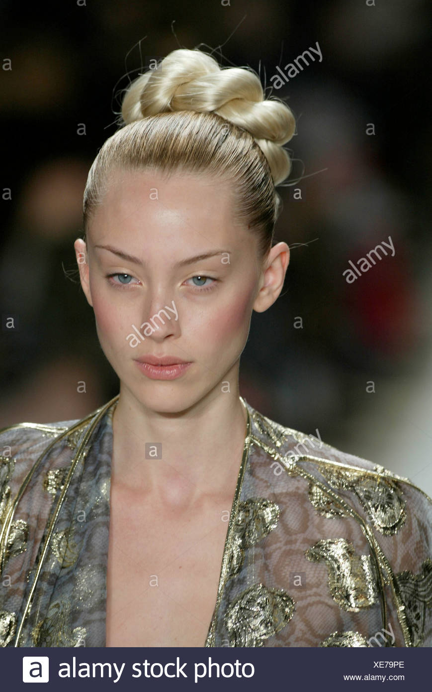 As Four New York Ready To Wear Spring Summer Model Long Blonde
