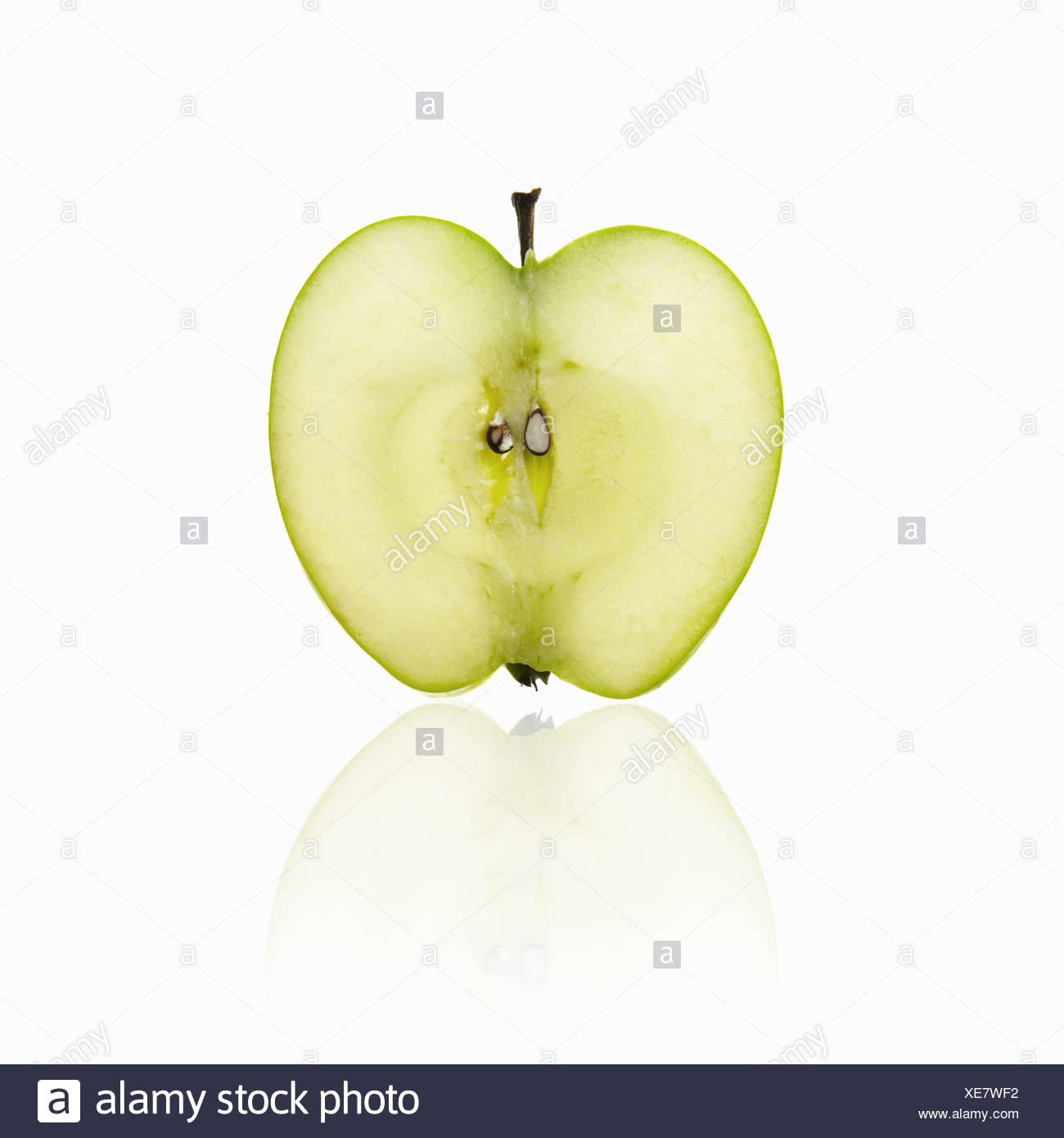Apple Cut In Half High Resolution Stock Photography And Images Alamy