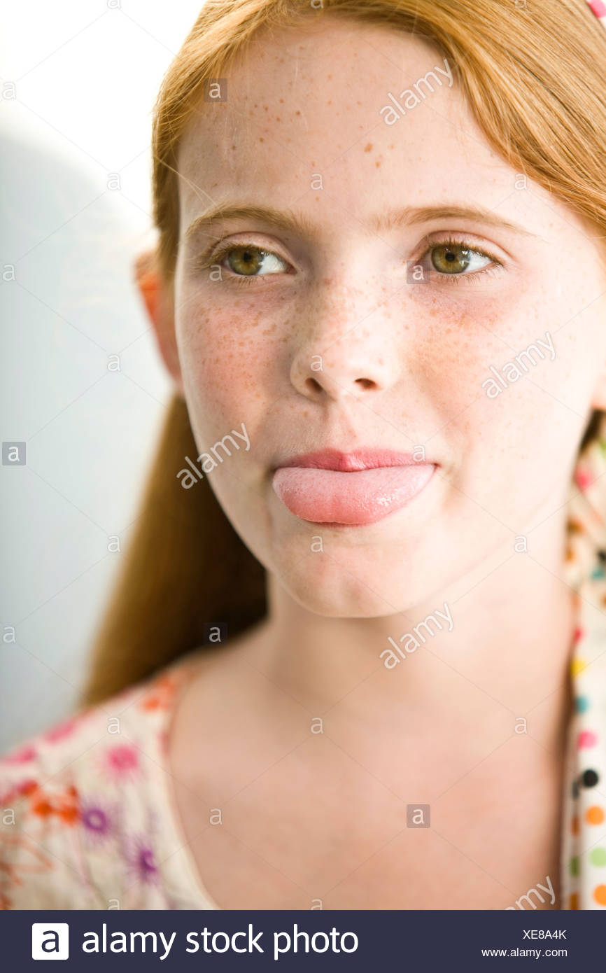 Tween Girl Tongue High Resolution Stock Photography and Images - Alamy