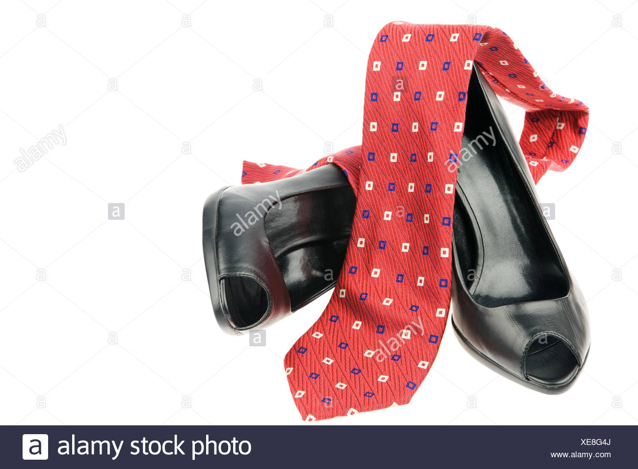 High heels und Krawatte Stock Photo