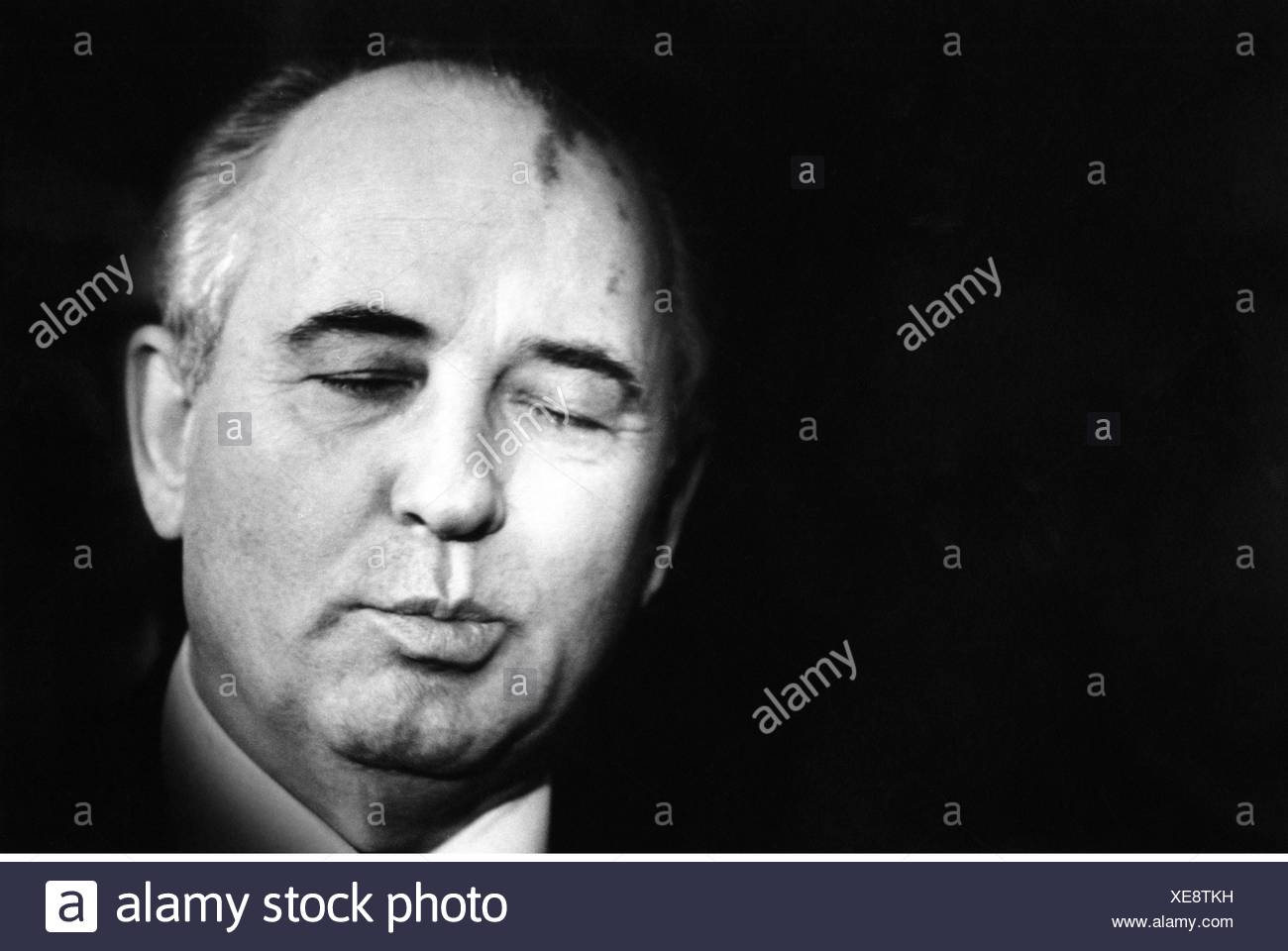 Mikhail Gorbachev Black and White Stock Photos & Images - Alamy