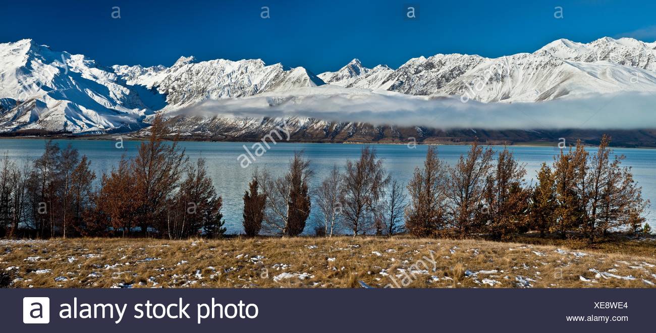Ben Ohau Range Under Winter Snow Lake Pukaki Near Tekapo South Canterbury Stock Photo Alamy Ben Ohau Range Under Winter Snow Lake Pukaki Near Tekapo South Canterbury Stock Photo Alamy