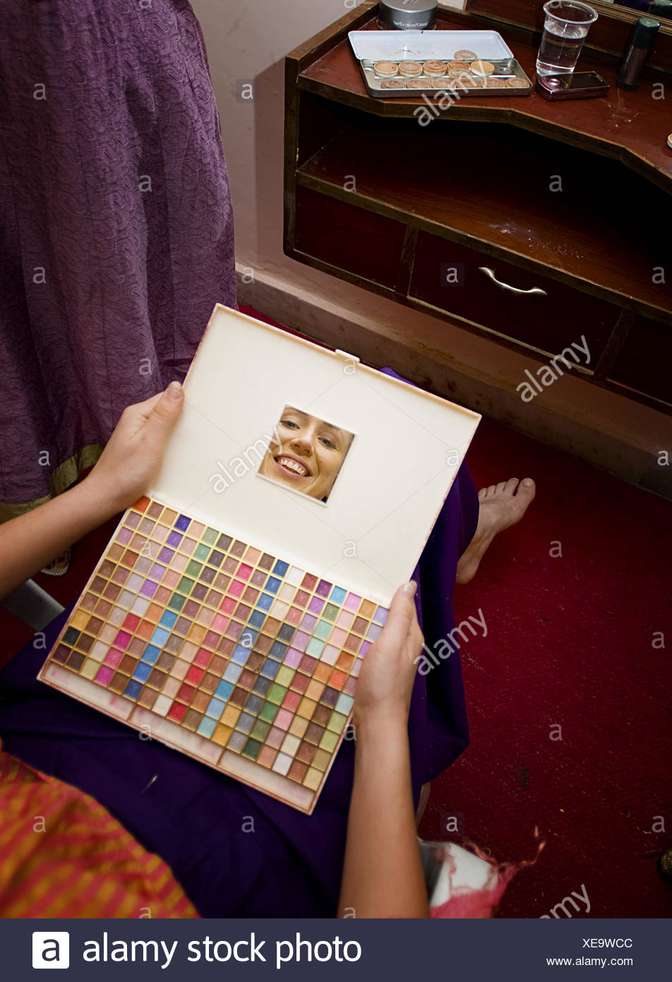 Indian Wedding Preparation Of Bride Stock Photo 284188588 Alamy