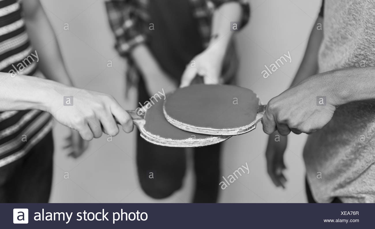 Table Tennis Table Black and White Stock Photos & Images Alamy