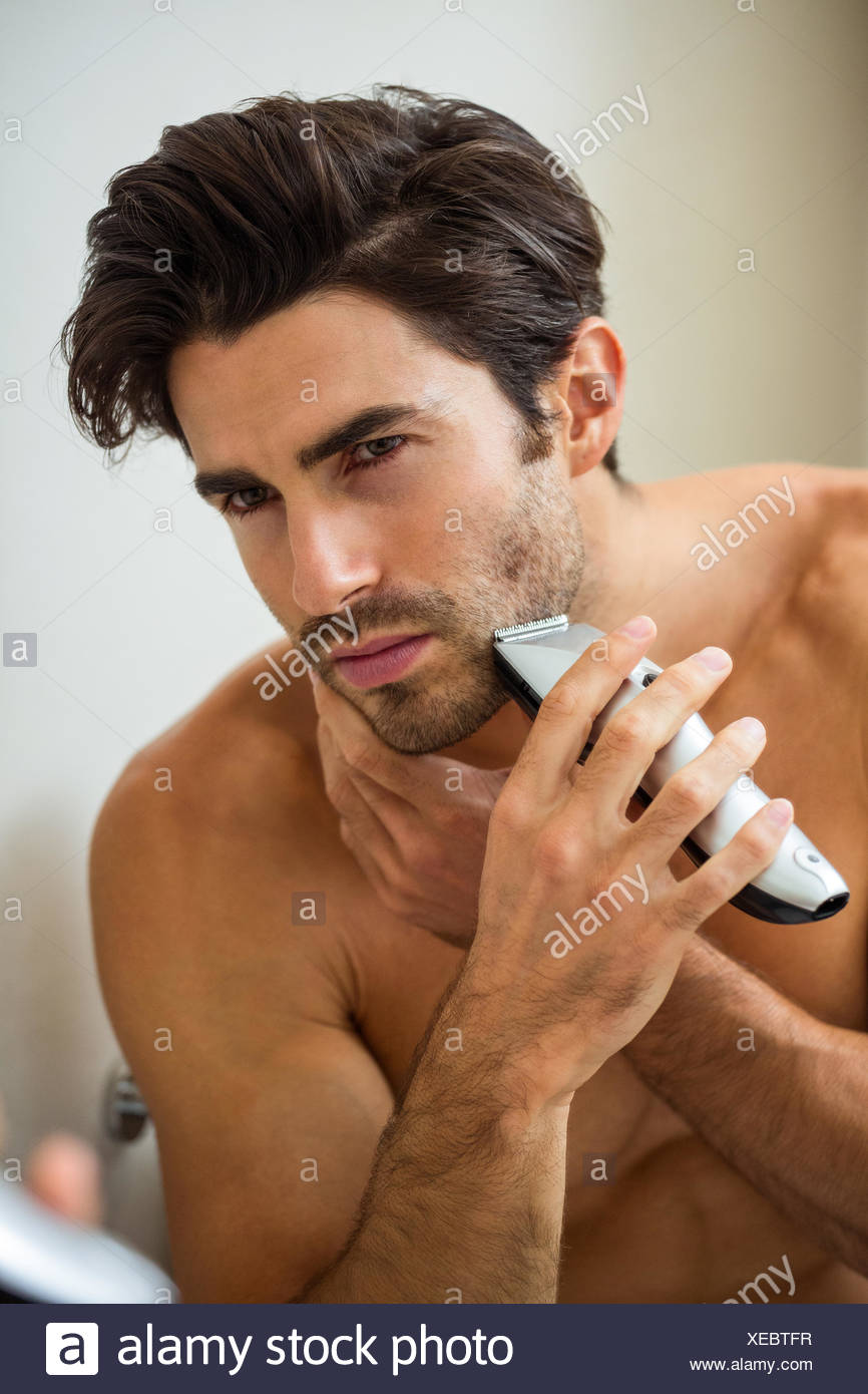 shaving with a trimmer
