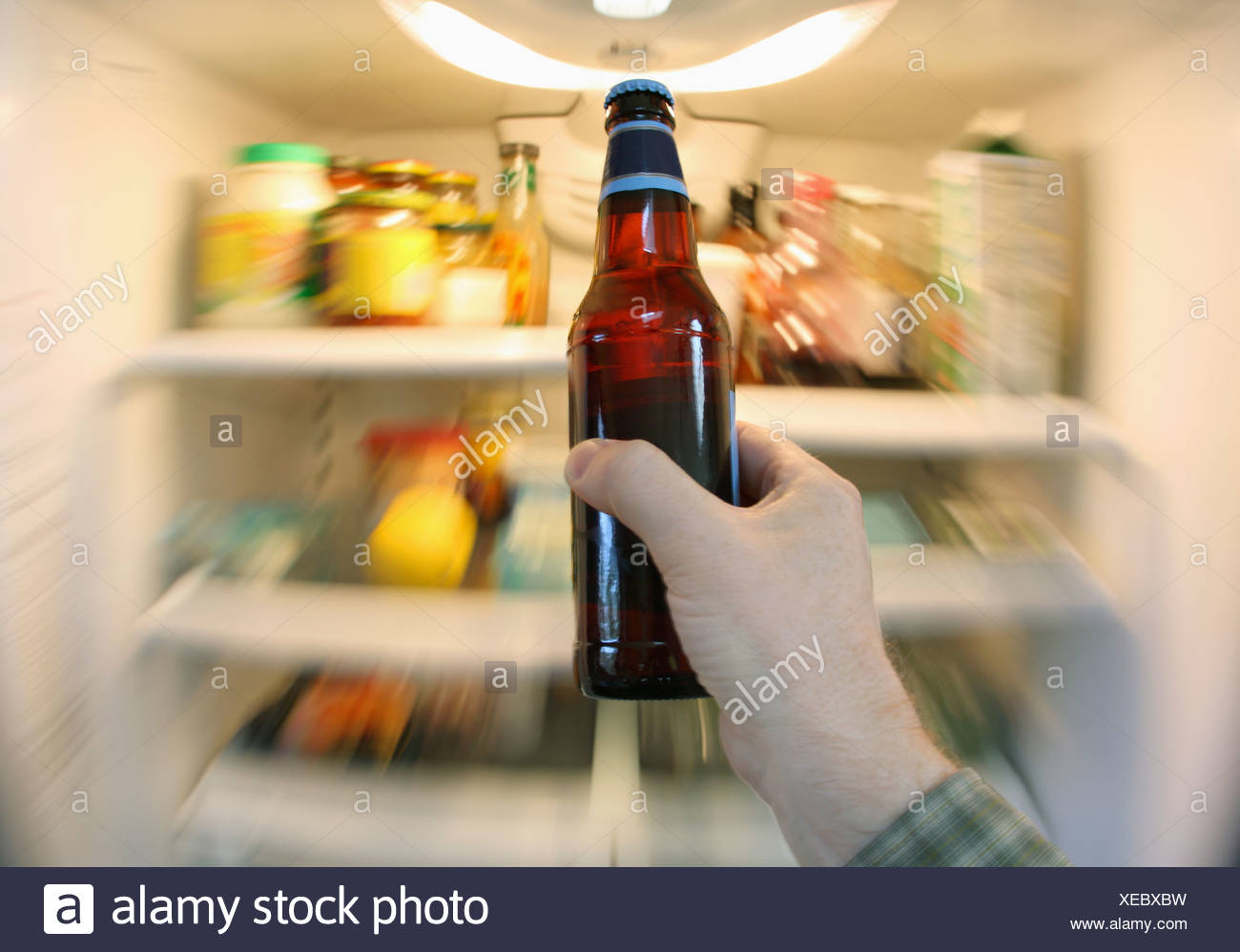 Beer Refrigerator Stock Photos & Beer Refrigerator Stock Images Alamy