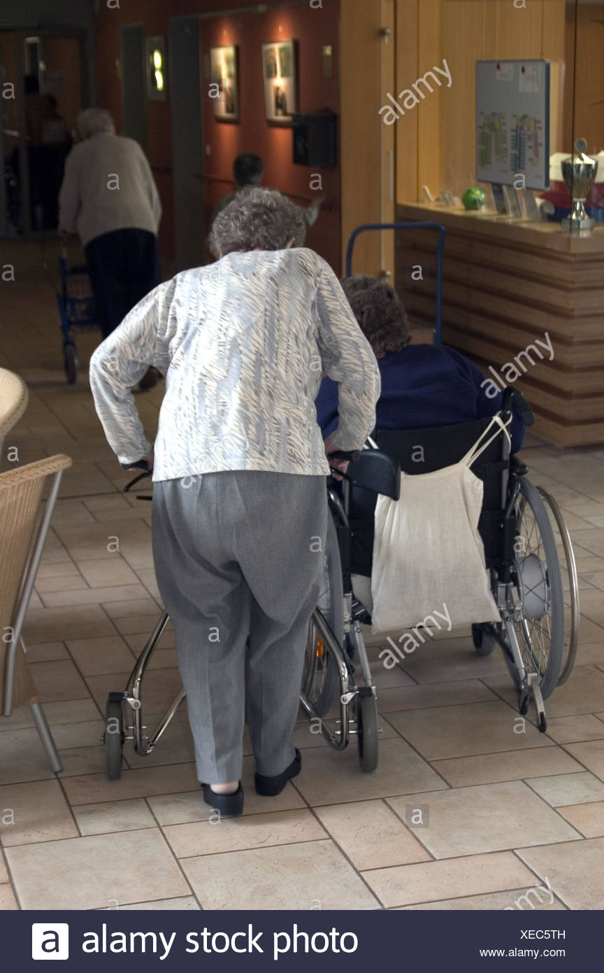 Old People S Home Hall Seniors Invalid Wheel Chair