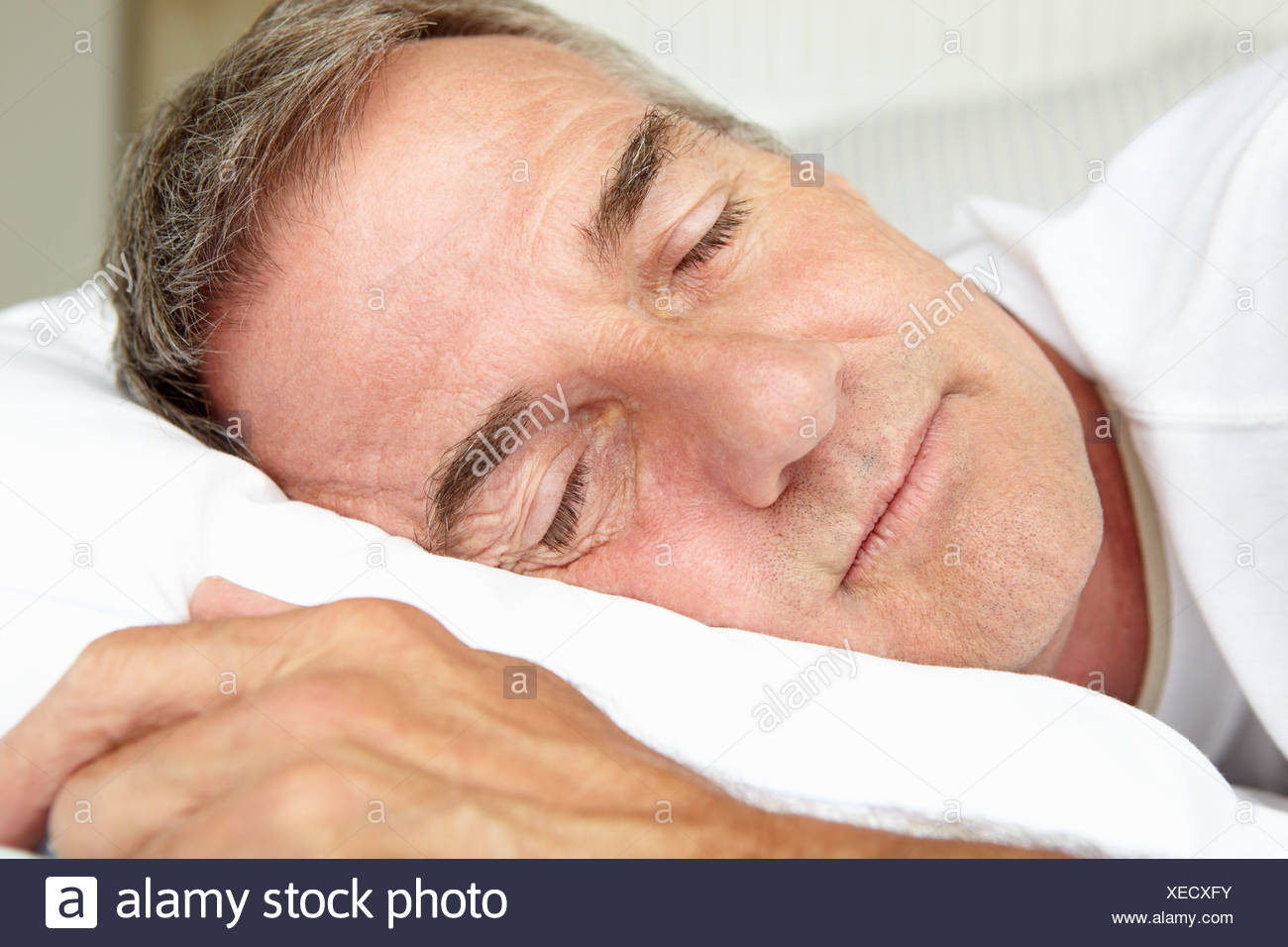 Sleeping Head Pillow High Resolution Stock Photography and Images Alamy