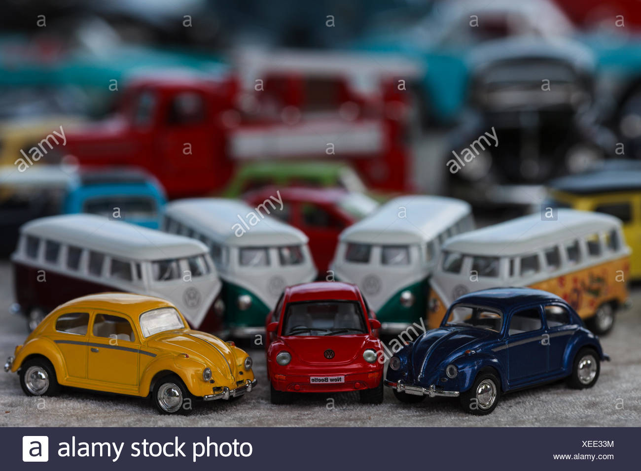 yellow volkswagen beetle toy car
