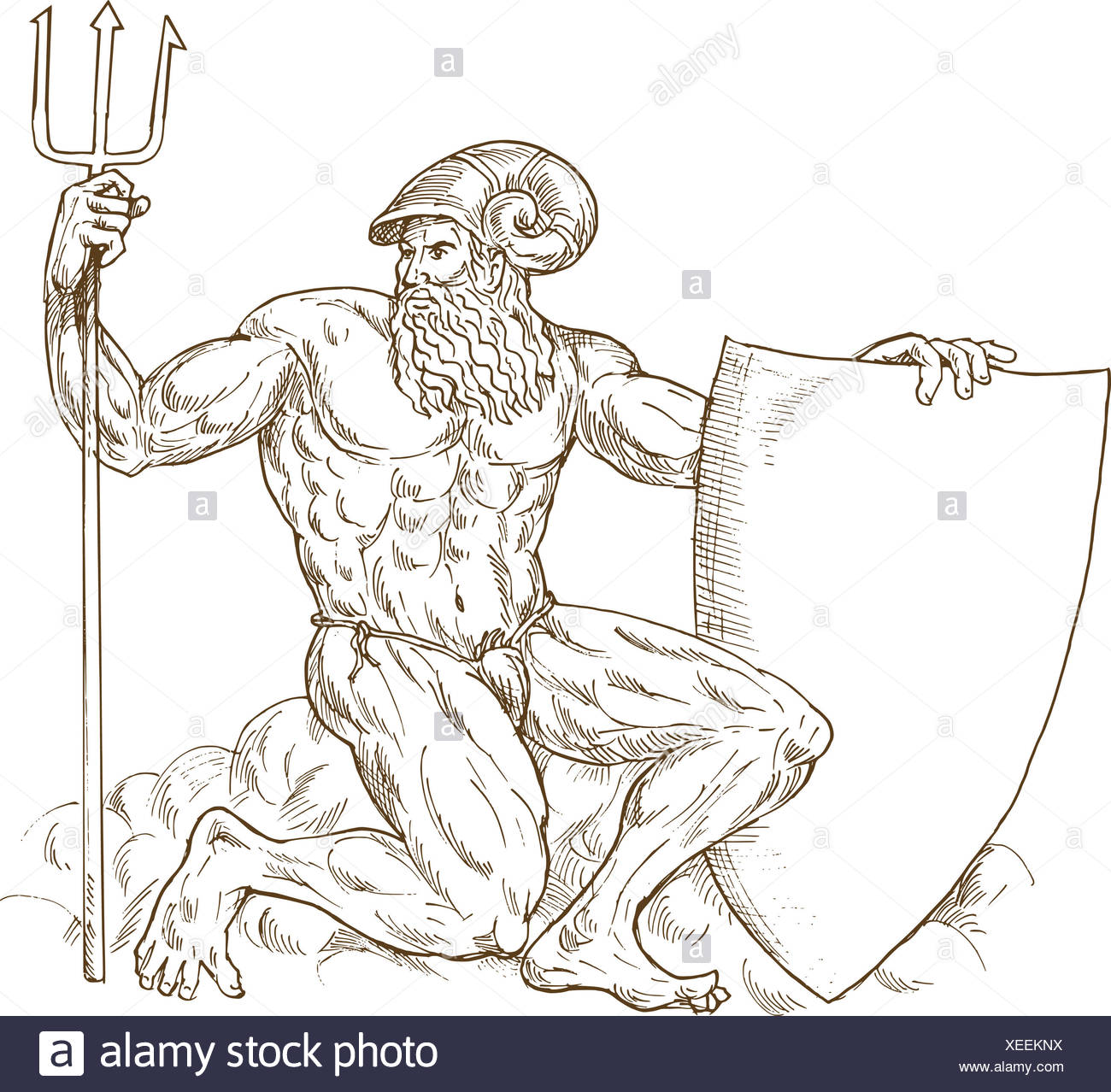 Featured image of post Neptune God Drawing