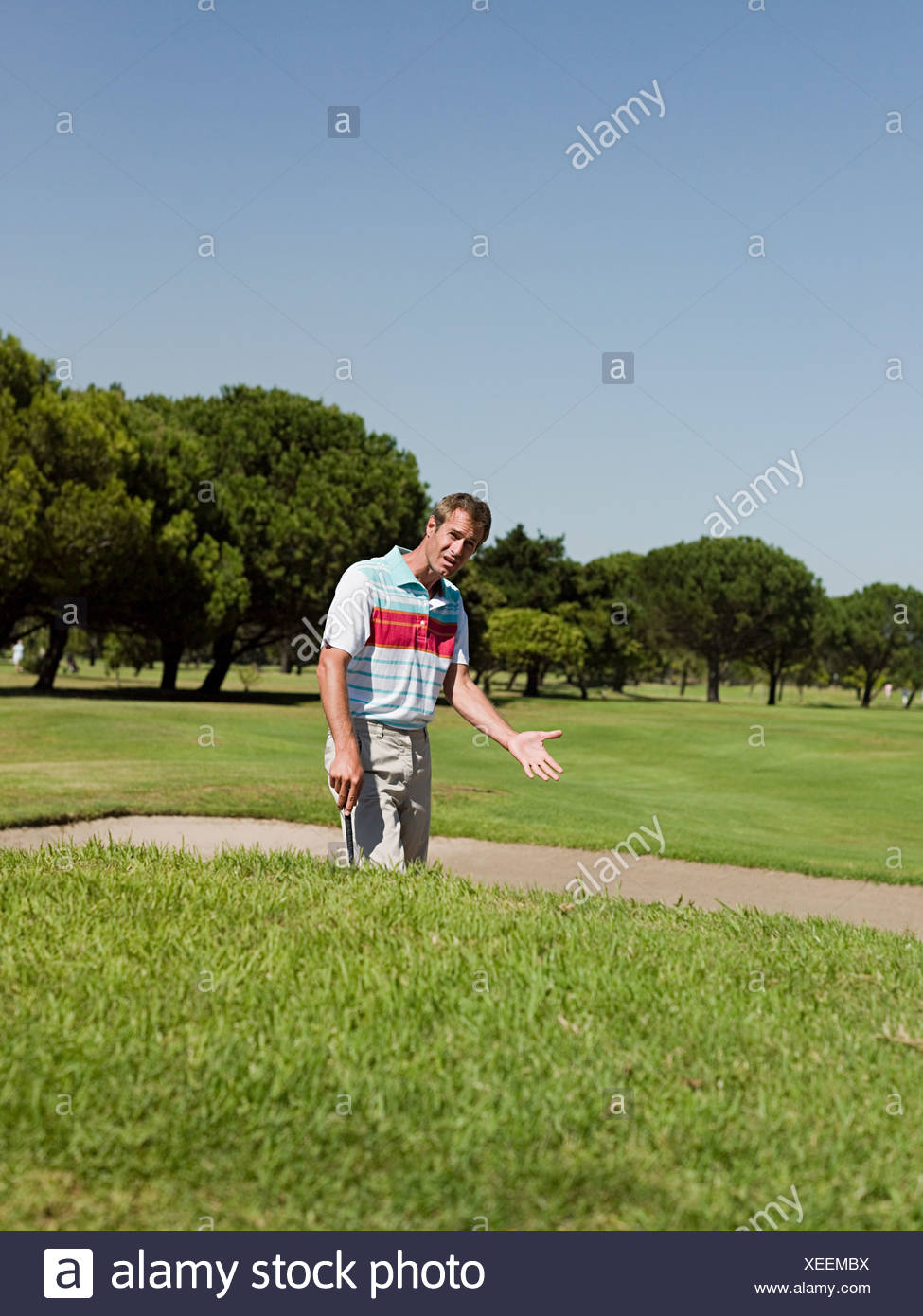 Golf Ball In Bunker High Resolution Stock Photography and Images Alamy