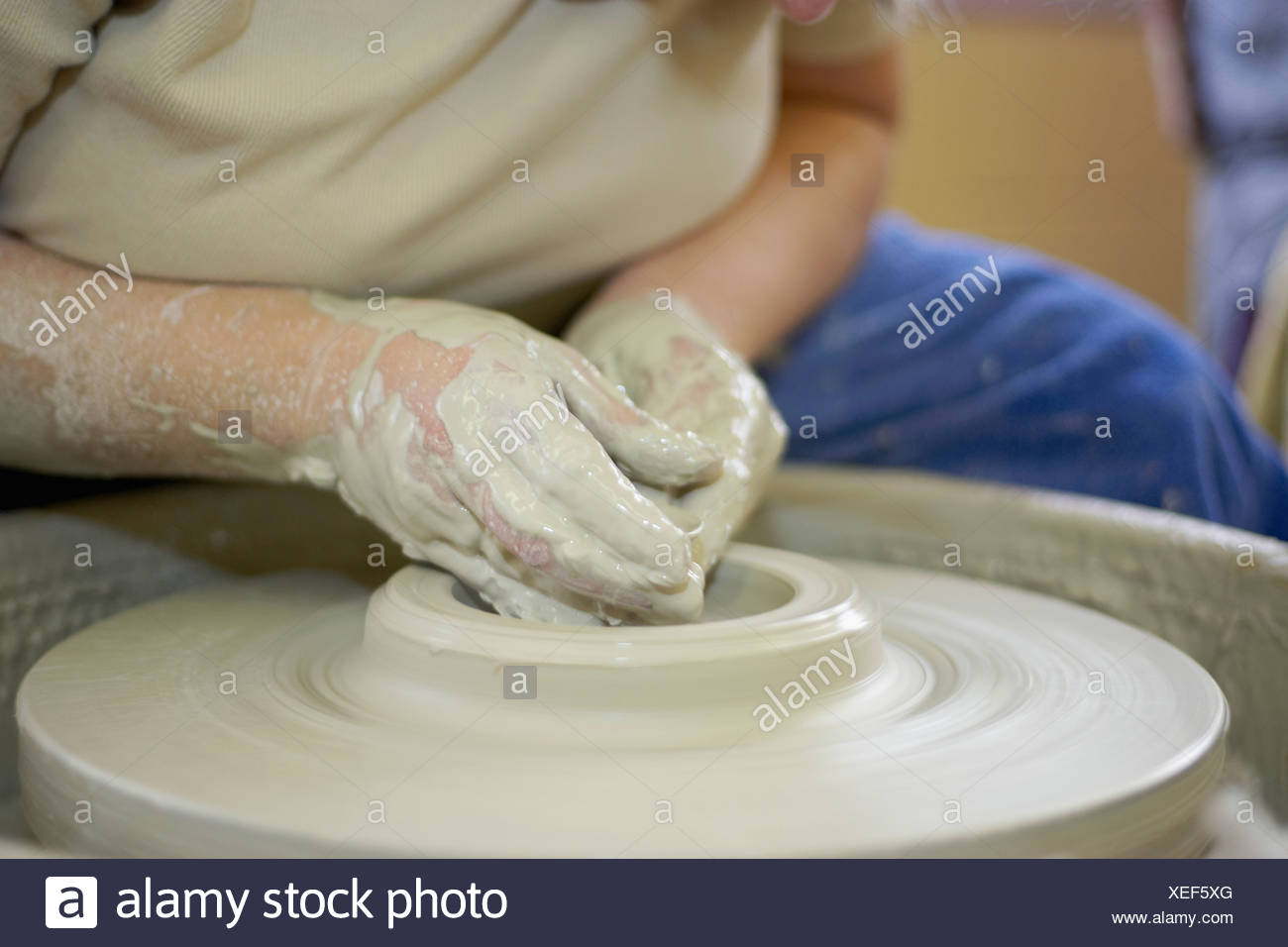 Pottery Wheel Hands High Resolution Stock Photography and Images Alamy