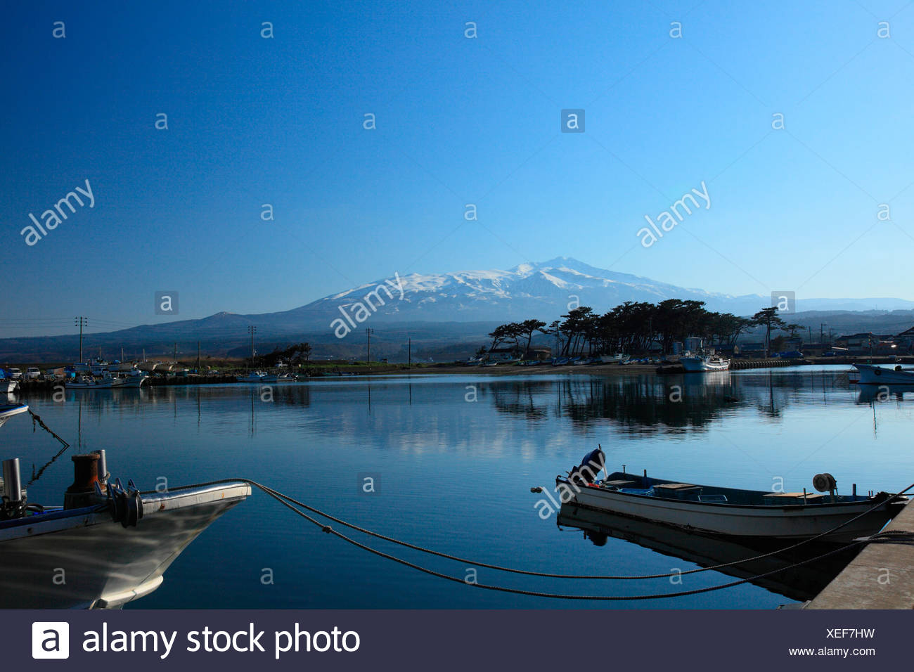 Kisakata Port And Mount Chokai Nikaho Akita Japan Stock Photo Alamy Kisakata Port And Mount Chokai Nikaho Akita Japan Stock Photo Alamy