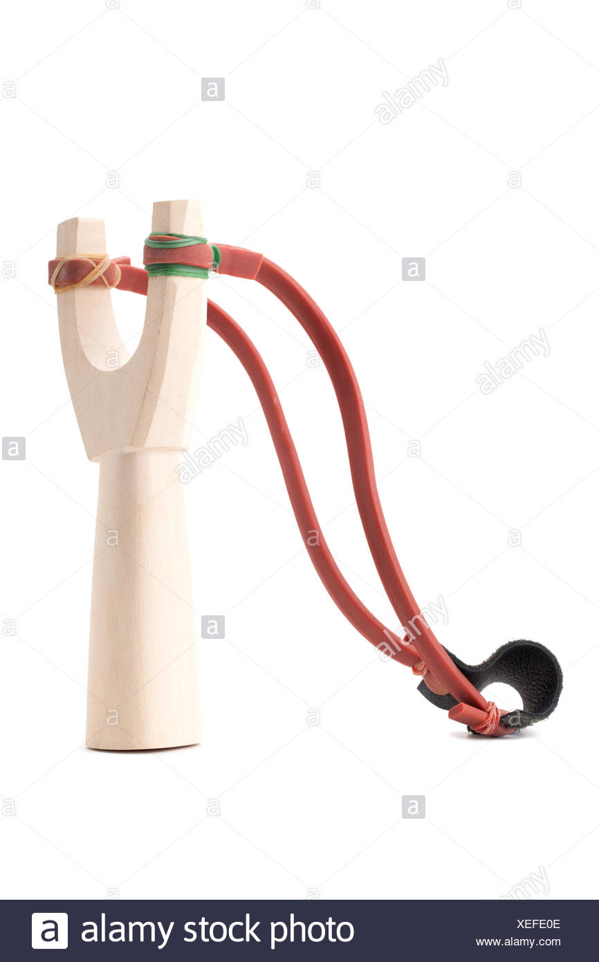 Catapult Slingshot Isolated Rubber Game Weapon Sport Leather High