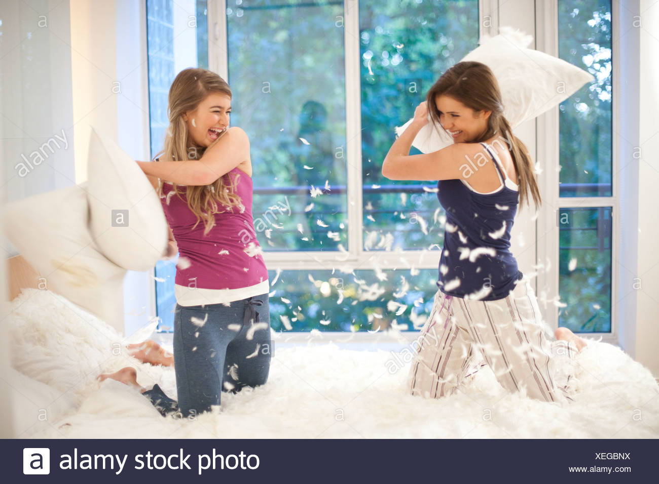 Feather Pillow Stock Photos Feather Pillow Stock Images Alamy