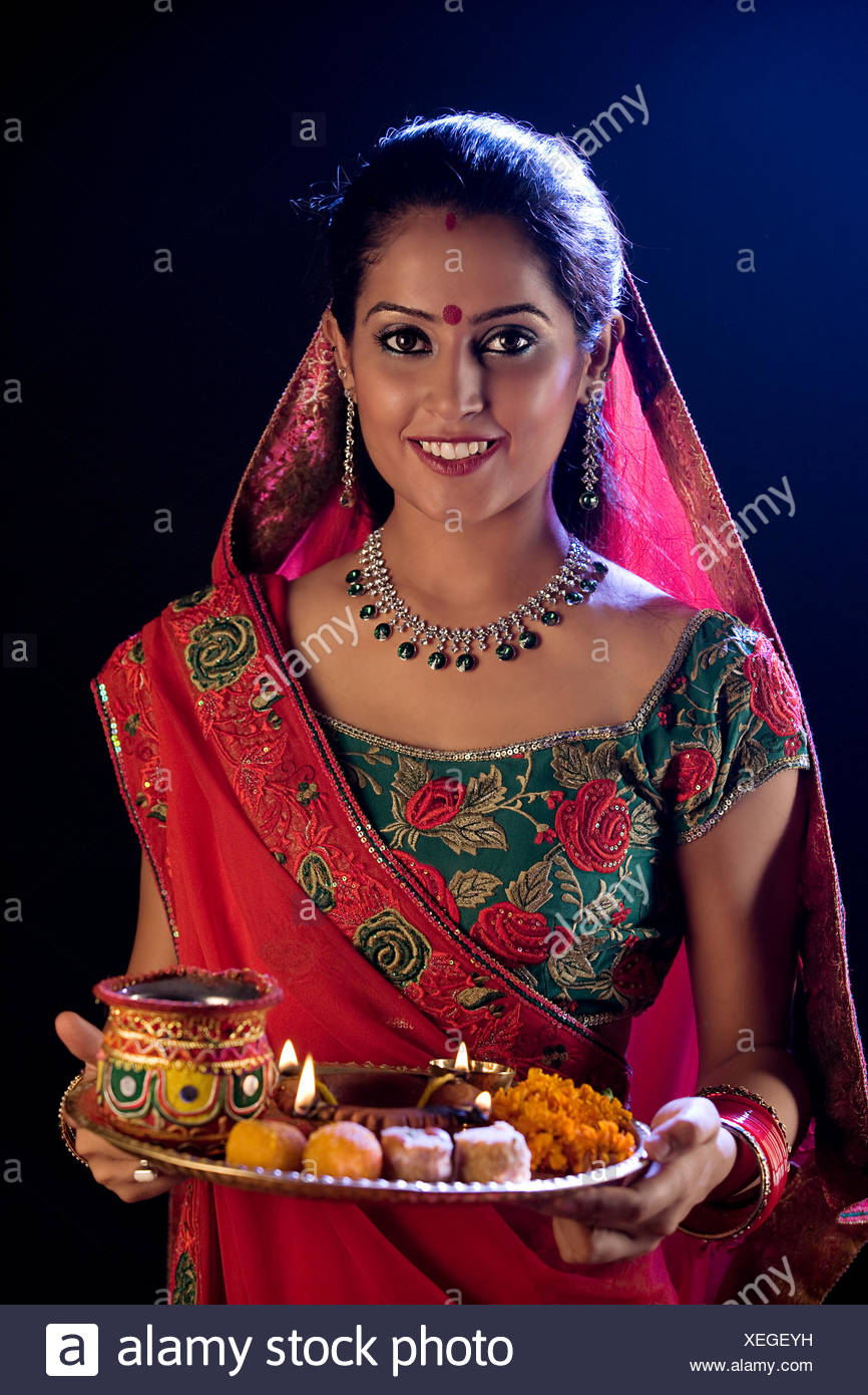 Indian Festival Karva Chauth High Resolution Stock Photography and ...