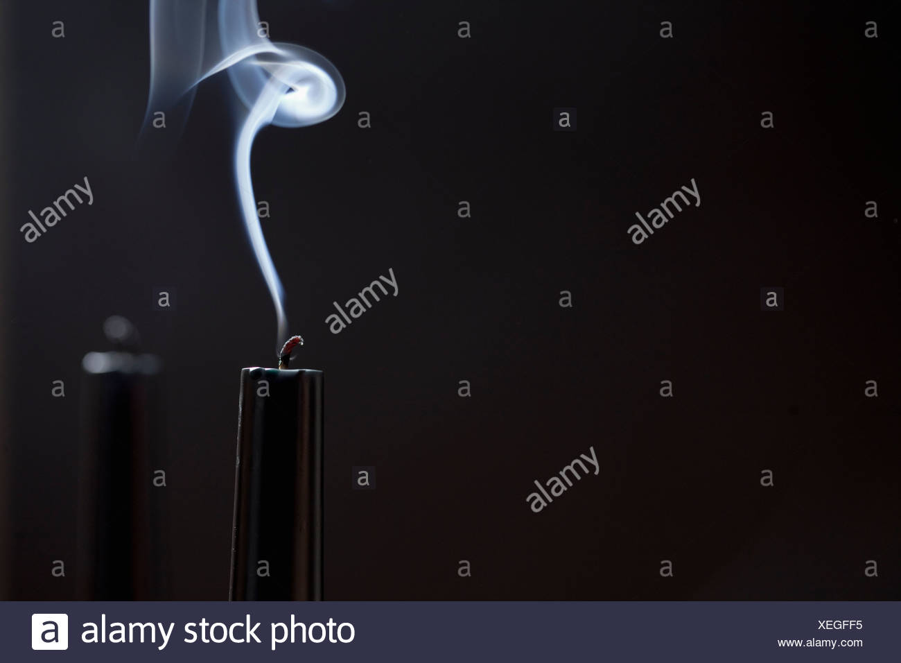 Smoking Candle High Resolution Stock Photography and Images Alamy