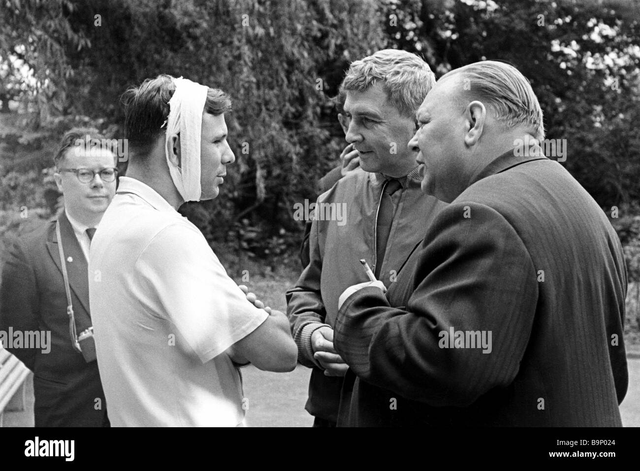 Юрий Абрамочкин и Юрий Гагарин, 1961