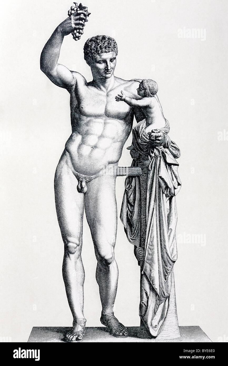 Гермес с младенцем Дионисом скульптура Праксителя