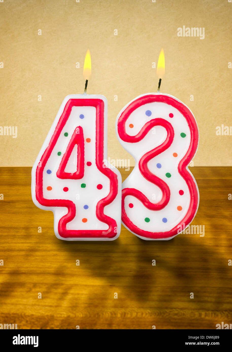 Birthday 43 hi-res stock photography and images - Alamy