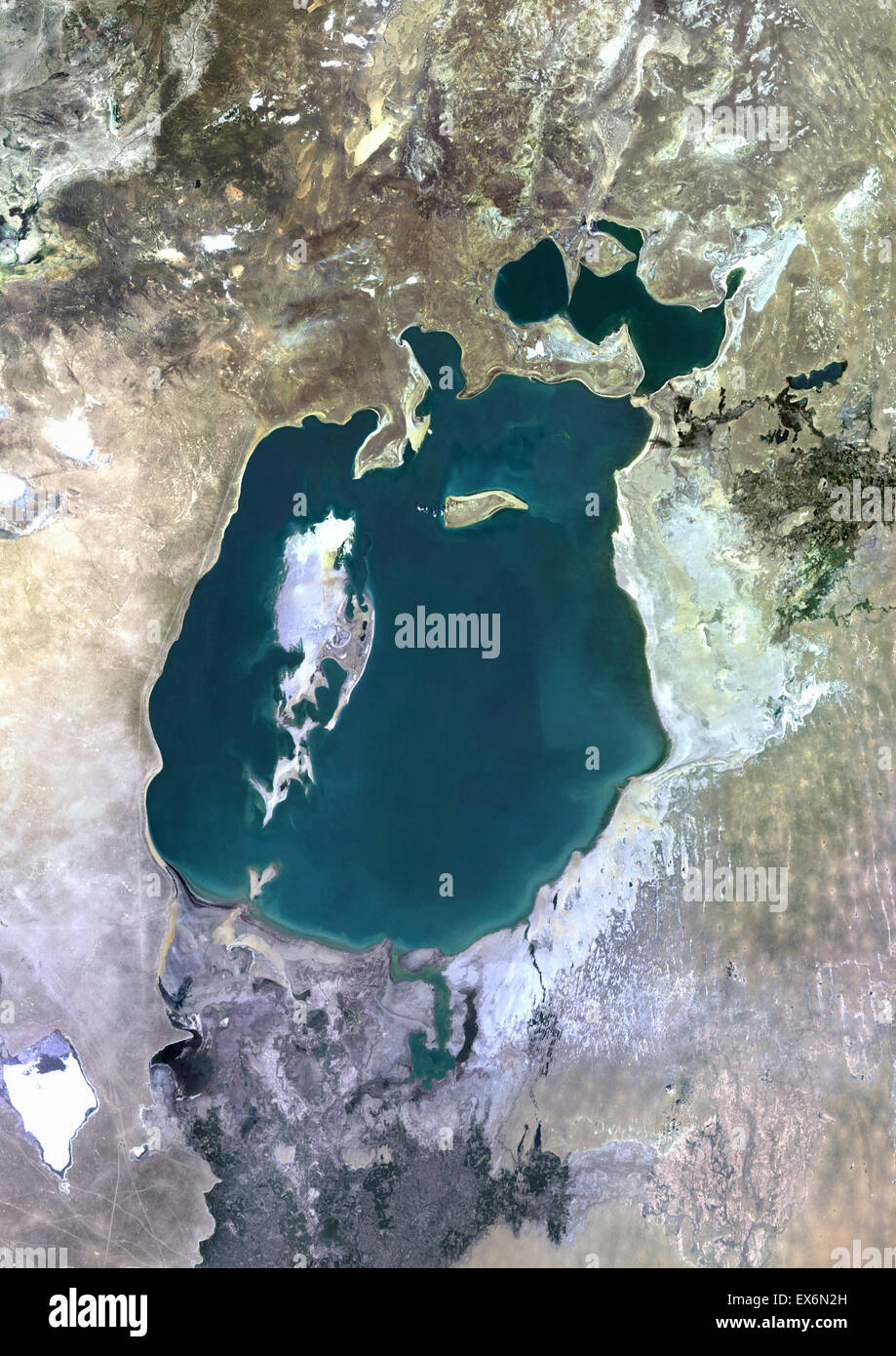 Аральское море на карте