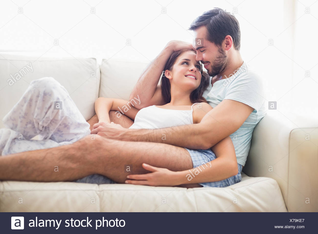 Asian Couple Sex About The Sofa