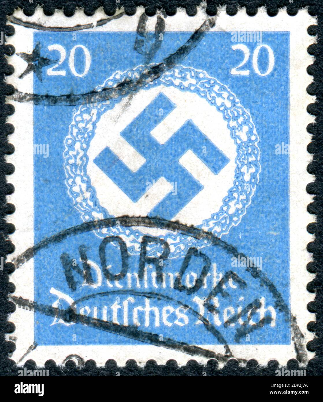 GERMANY CIRCA 1934 Postage stamp (official stamp) printed in Germany