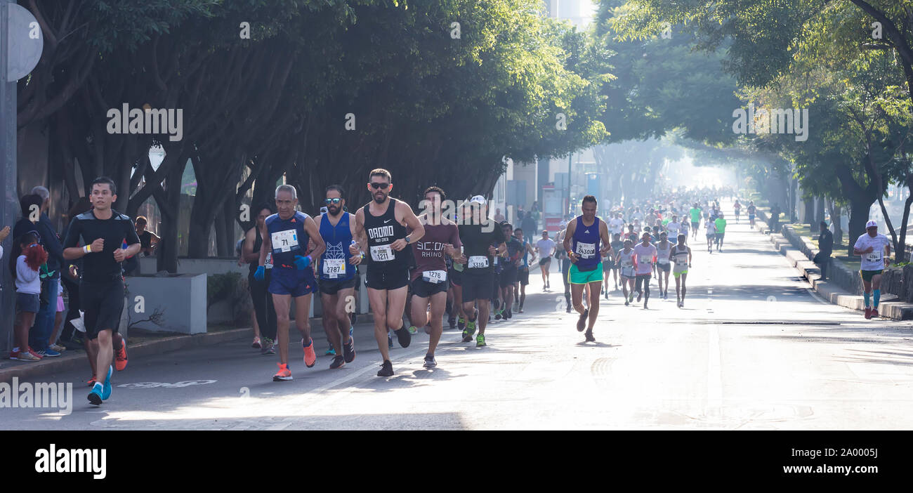 Mexico-City-Marathon 2019 Stockfoto