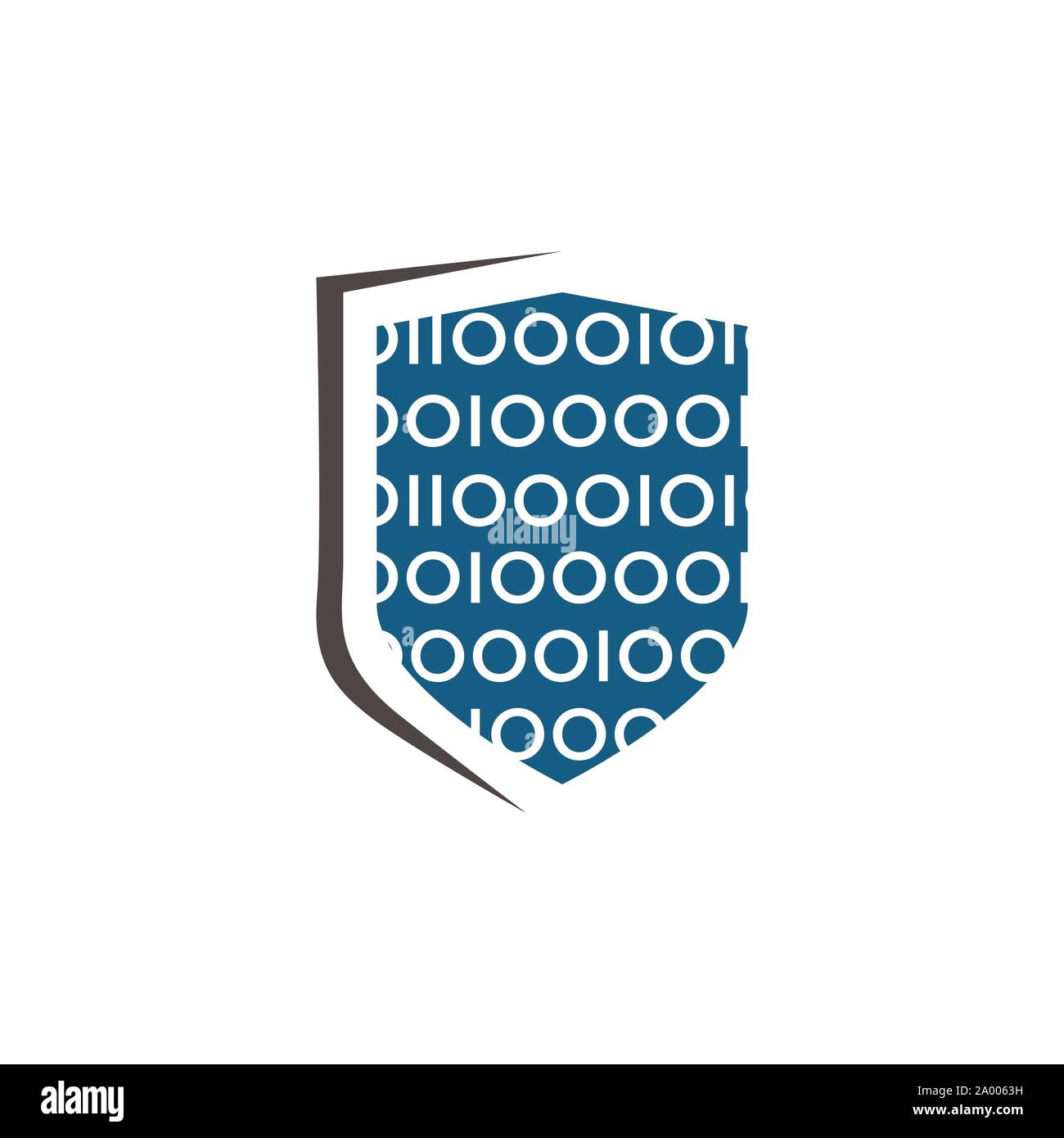 Logo schild Business, Sicherheit Firmenlogo bereit zu verwenden. Abstrakte Symbol für Sicherheit. Shield Logo. Schild Symbol. Sicherheit Logo. Vektor Schildsymbol Stock Vektor