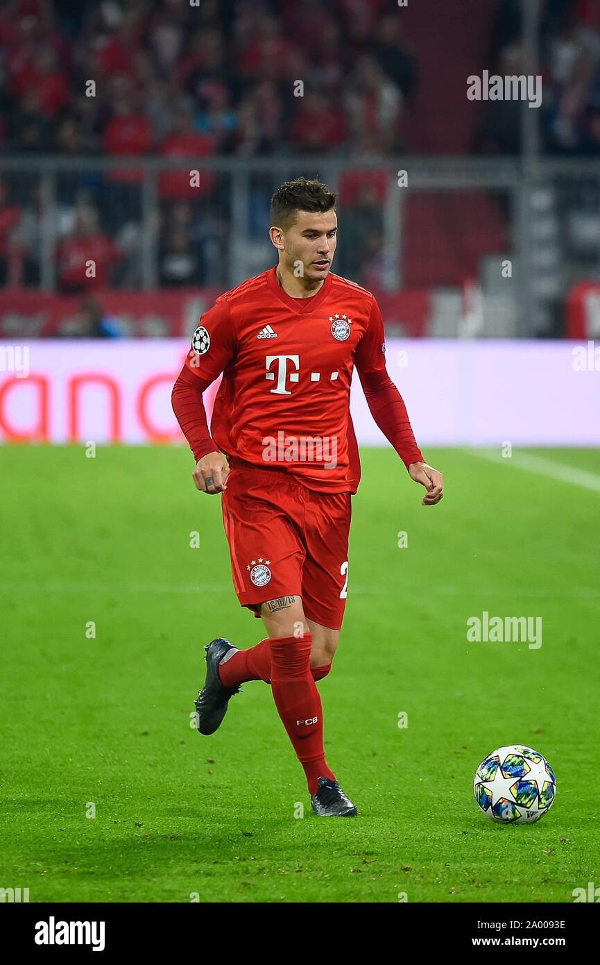 Munique, Alemanha. 19 Sep, 2019. MUNIQUE, ALEMANHA, 18.09.2019 - UEFA CHAMPIONS LEAGUE: Hernandez tun Bayern Durante la Partida de Futebol del Grupo A de la Champions League entre Bayern e Crvena Zvezda keine Allianz Arena, em Munique, Alemanha. (Foto: Bruno de Carvalho/Cordon Drücken) Credit: CORDON PRESSE/Alamy leben Nachrichten Stockfoto