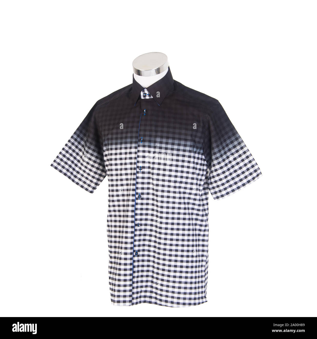 Shirt oder Männer Mannequin auf Hintergrund gekleidet Stockfoto