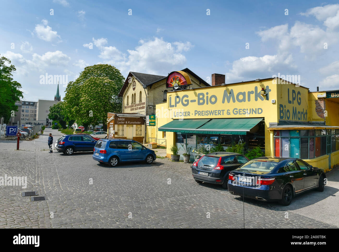 Dragonerareal, Mehringdamm, Kreuzberg, Berlin, Deutschland Stockfoto
