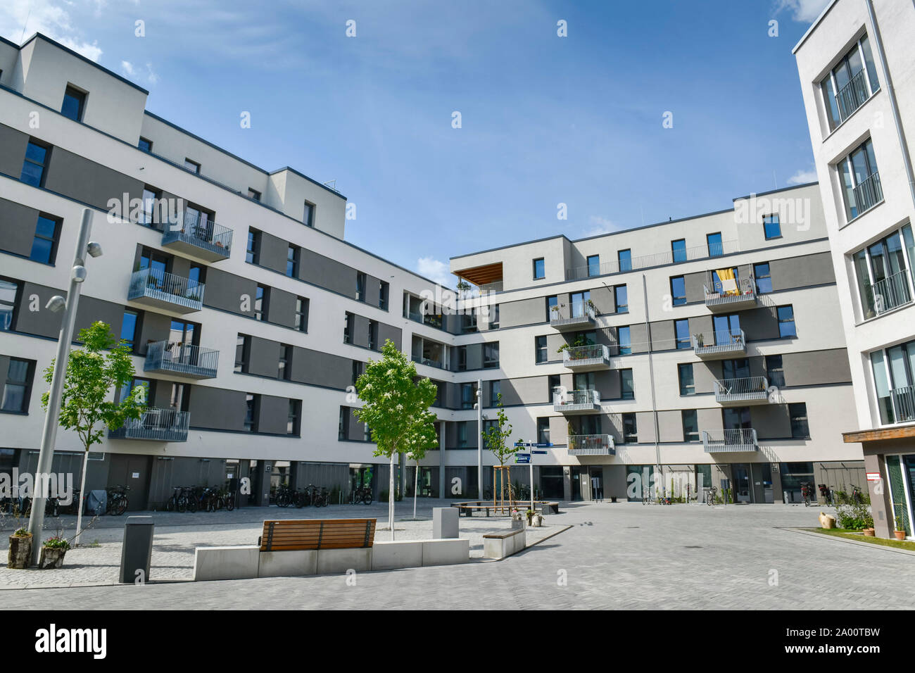 Neubauten, Moeckernkiez, Yorckstraße, Kreuzberg, Berlin, Deutschland, M Stockfoto