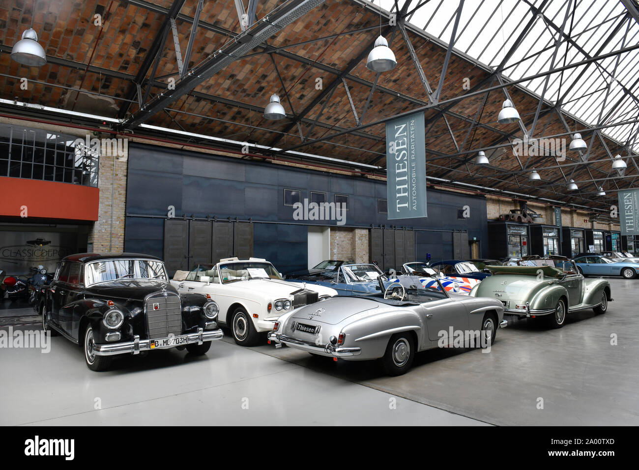 Classic Remise, Wiebestrasse, Moabit, Mitte, Berlin, Deutschland Stockfoto