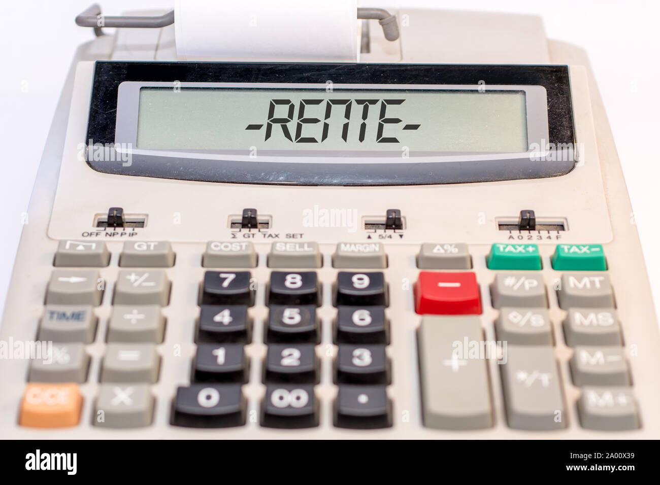 Calculate pension -Fotos und -Bildmaterial in hoher Auflösung – Alamy