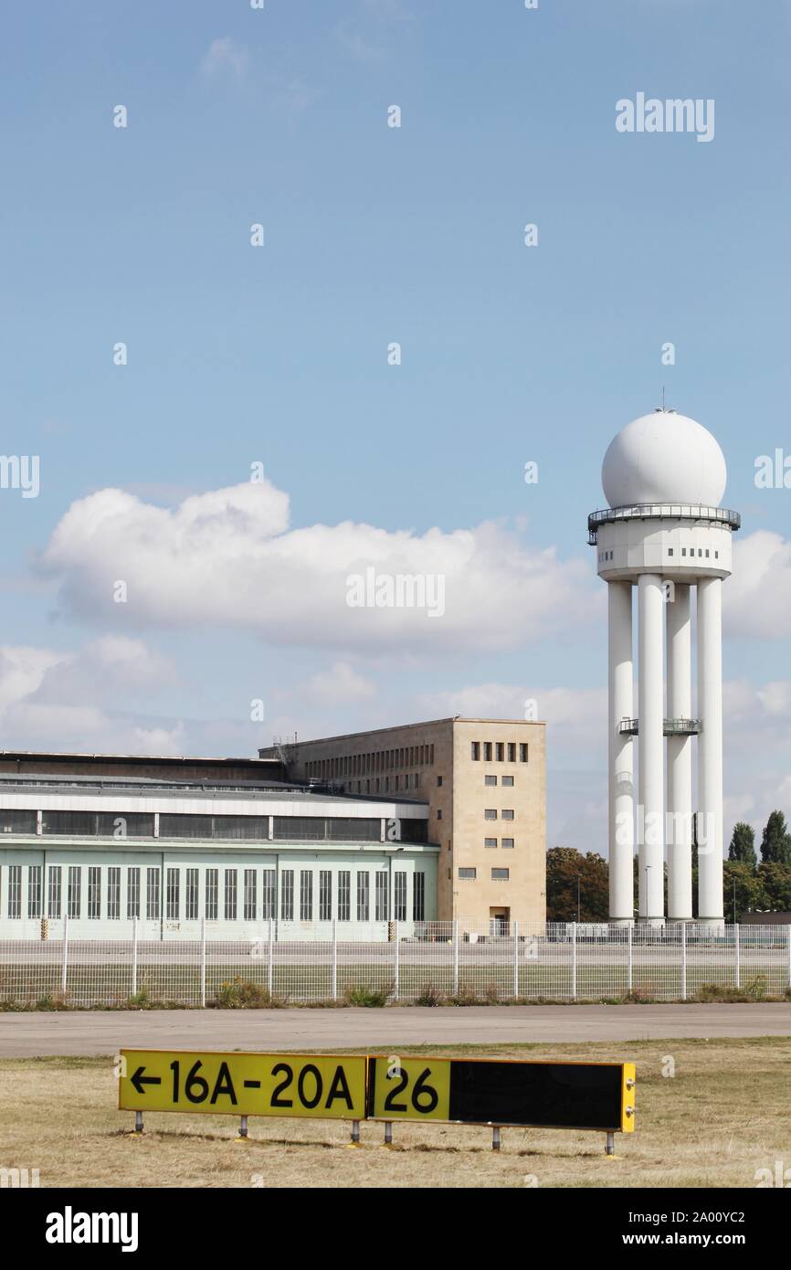 Berlin, Deutschland - 9. September 2014: der Flughafen Berlin Tempelhof in Deutschland Stockfoto