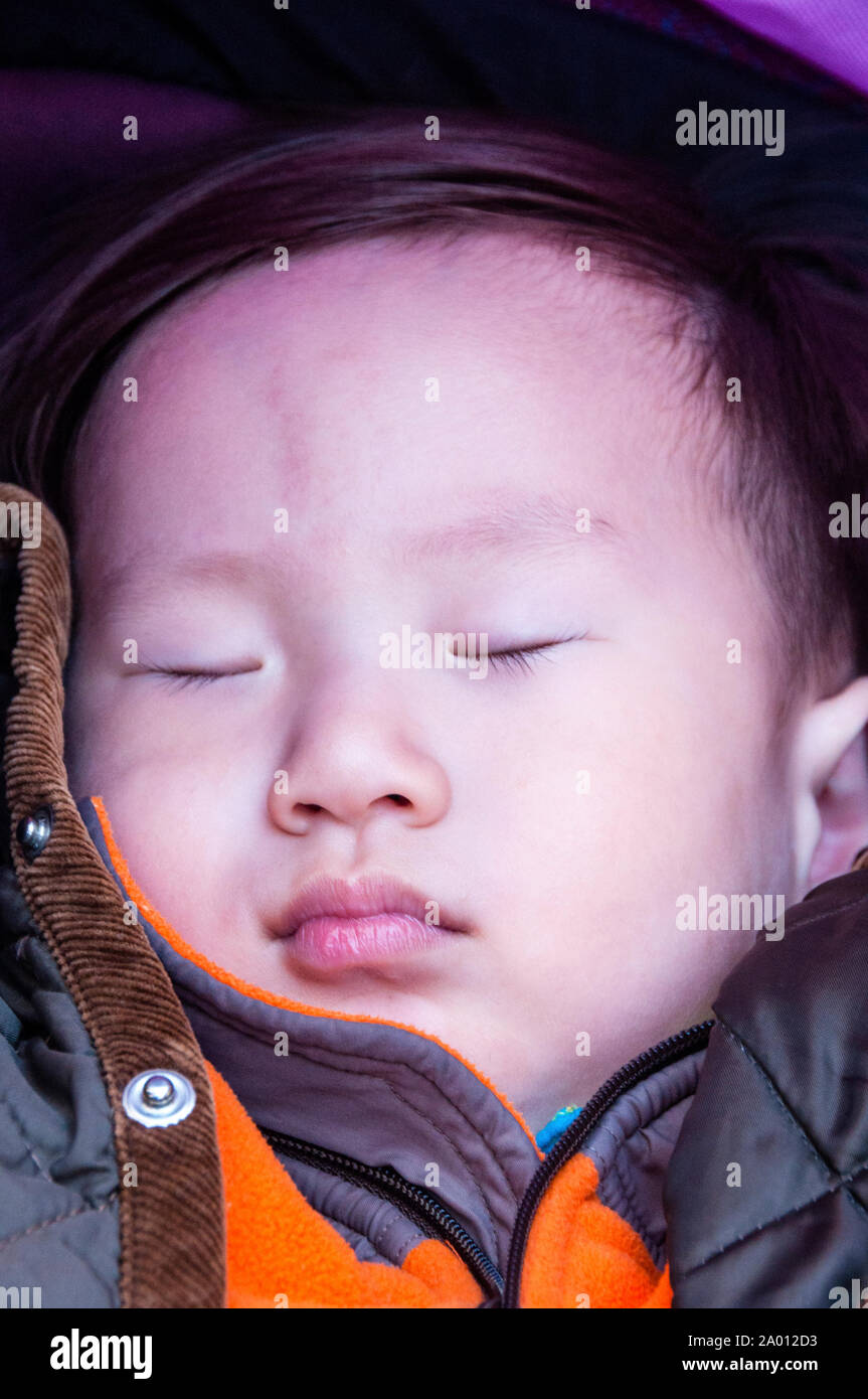 Baby in Tokio, Japan. Stockfoto