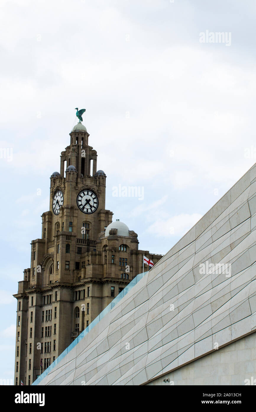 Detail des Royal Liver Building Stockfoto