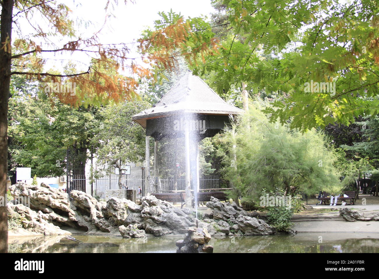 Öffentliche Brunnen Ioanid Stockfoto