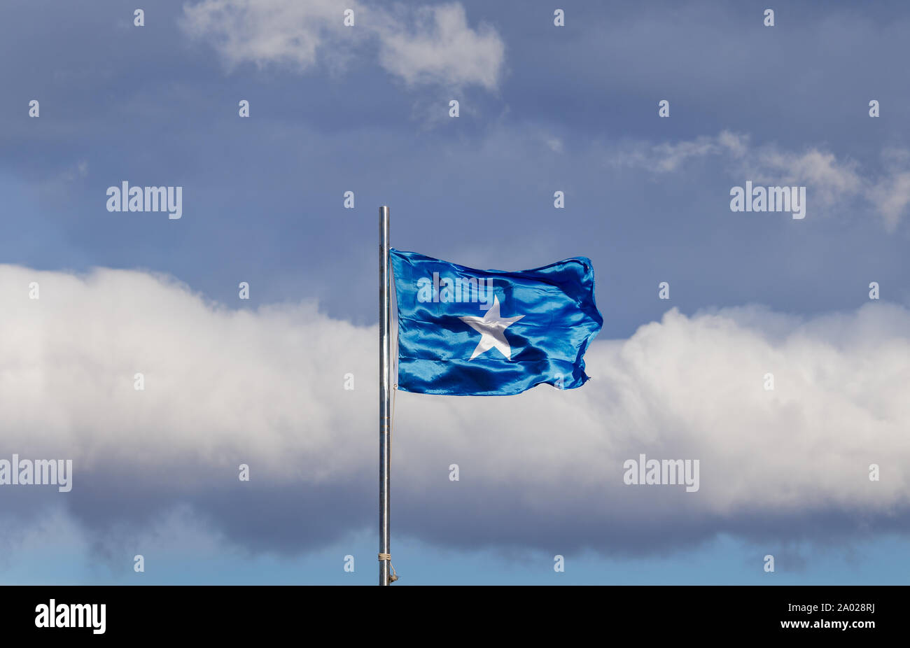 Bonnie Blue Flag. Inoffizielle Flagge der Konföderierten Staaten von Amerika zu Beginn des Amerikanischen Bürgerkrieges im Jahre 1861 Stockfoto