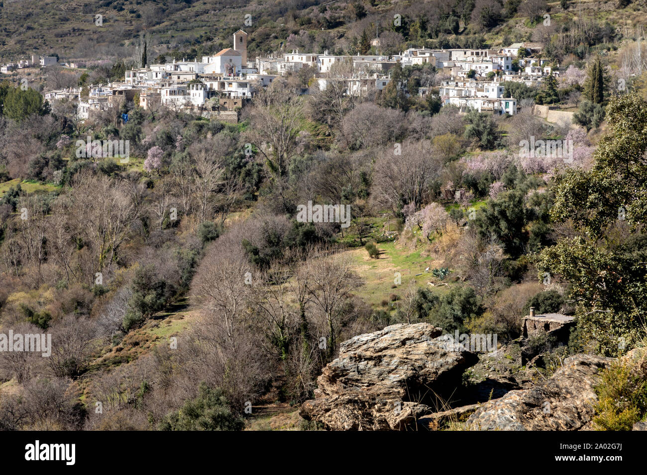 Ferreirola, La Taha, Spanien Stockfoto